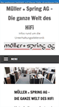 Mobile Screenshot of mueller-spring.ch